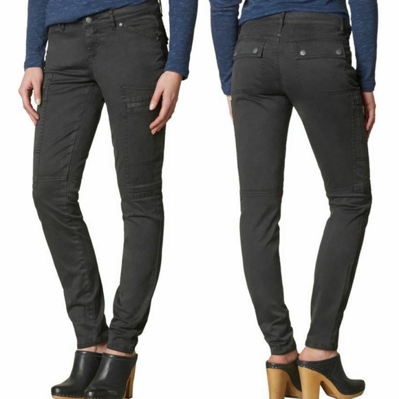 Prana Pants - PrAna Skinny Leg Charcoal Gray Pants Jeans NWOT